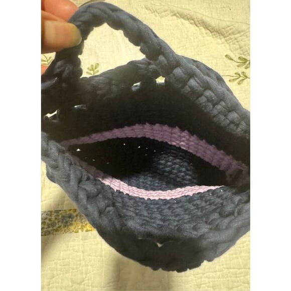 Crotche small bag blue light purple - Picture 2 of 5